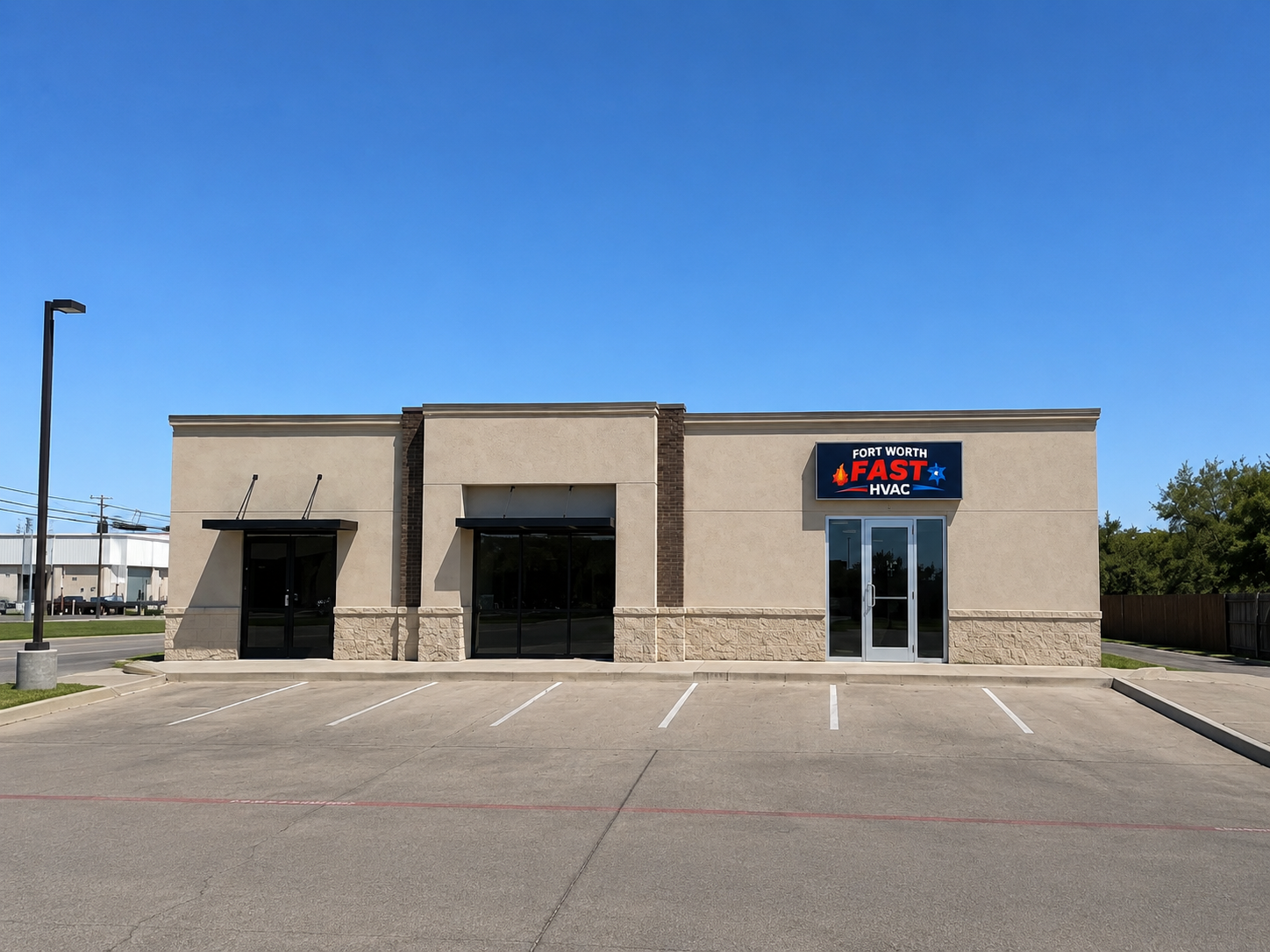 Fort Worth FAST HVAC storefront